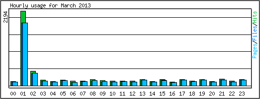 Hourly usage