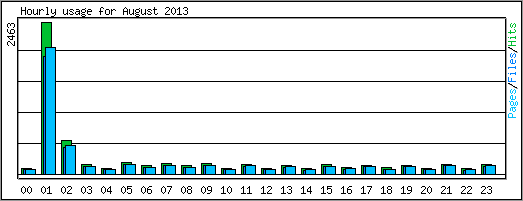 Hourly usage