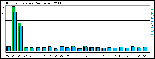 Hourly usage